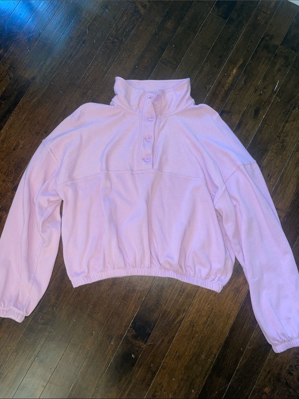 Old Navy Lavender Button-Front Pullover